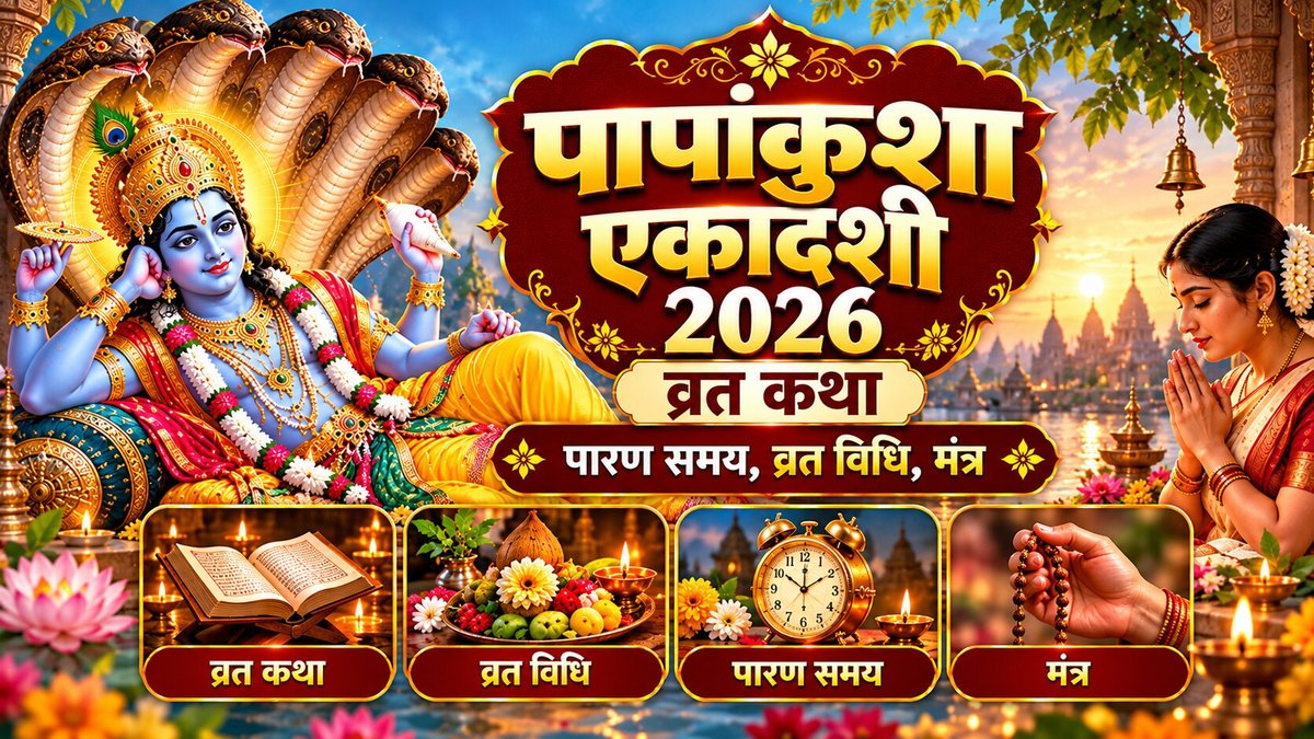 Papankusha Ekadashi 2026: Date, Shubh Muhurat, Paran Time, Vrat Katha & Mantra
