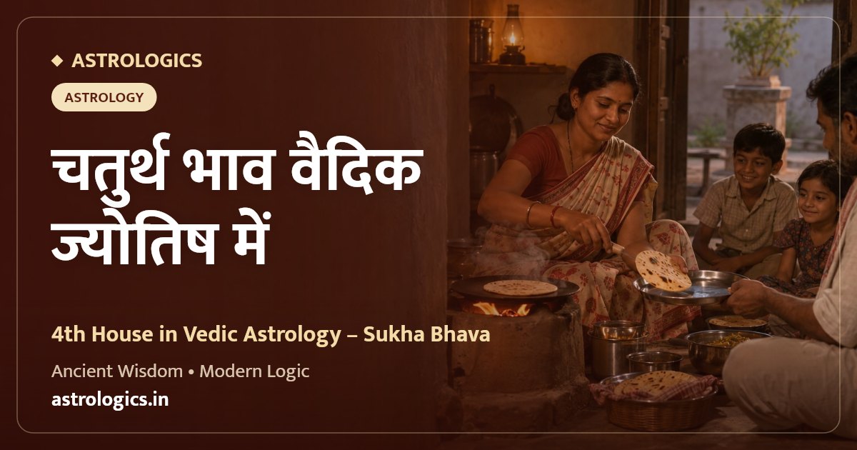 4th House in Vedic Astrology: Sukha Bhava - What It Rules and How to Read It