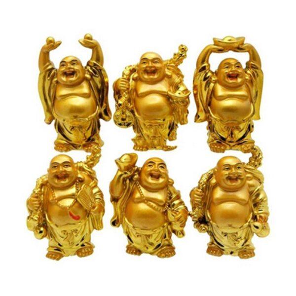 Sharivz Laughing Budha - Set Of 6 (Pack Of 10)