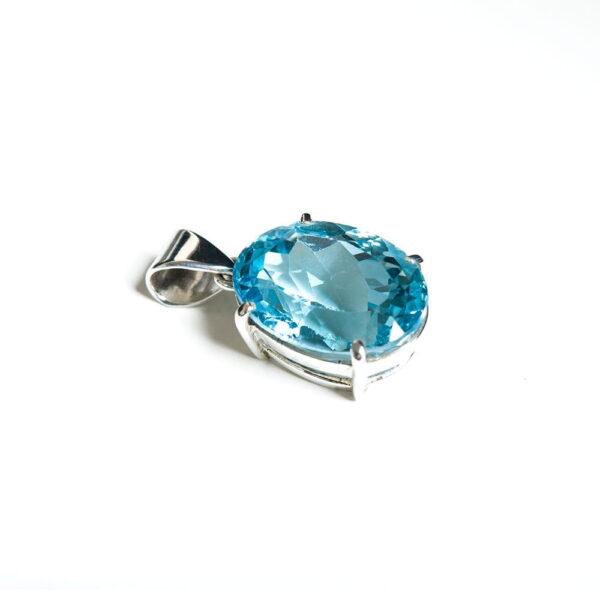 Blue Topaz Pendant