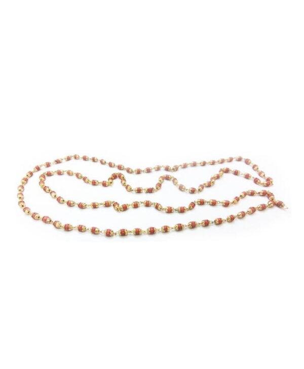 Rudrani Mala / Rosary with Golden Cap (MARD-002)